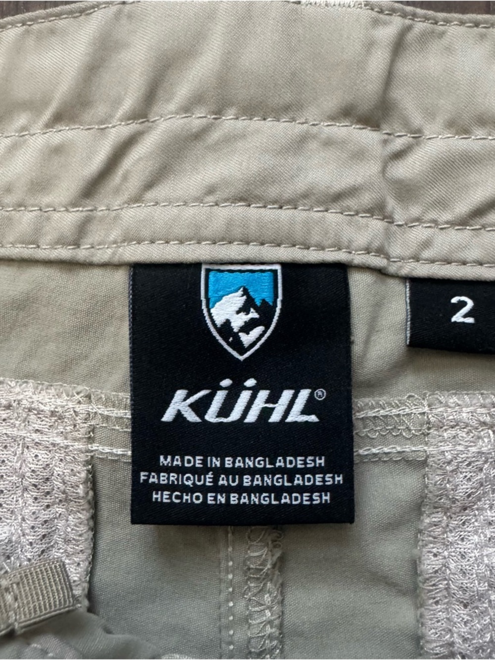 KUHL Size 2 Tan Kliffside Air Rollup Shorts - Picture 4 of 10